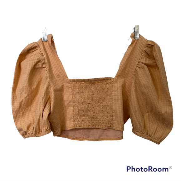 NWT Cotton on Blouse Peach color size Medium - Picture 5 of 6